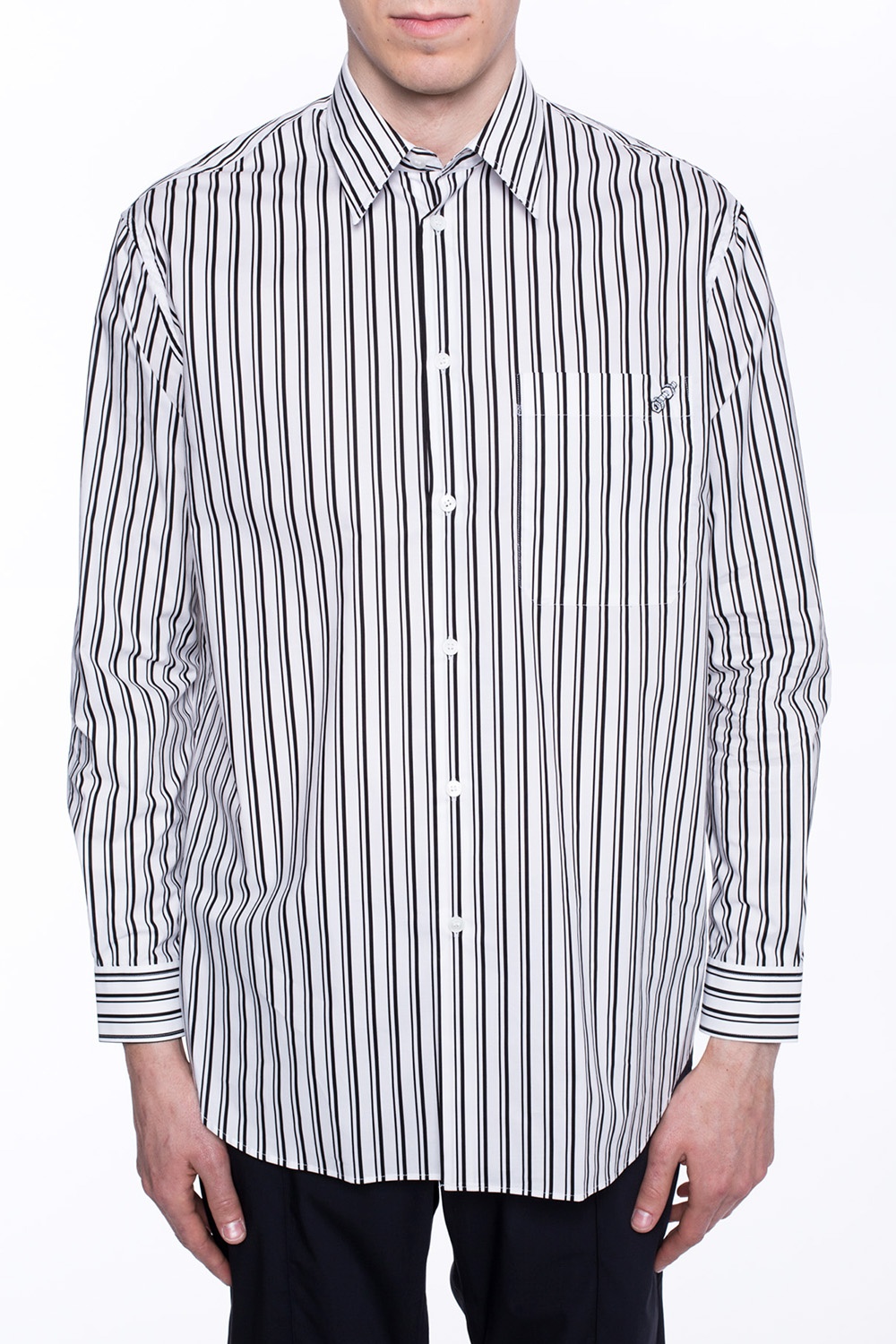 versace striped shirt