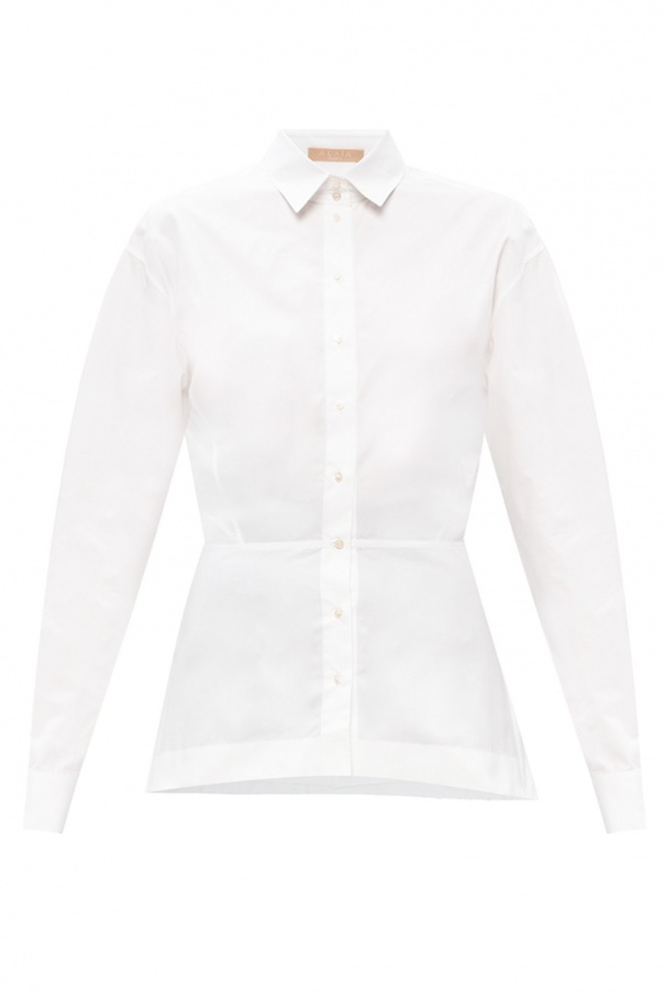 Alaia Asymmetrical button-up shirt