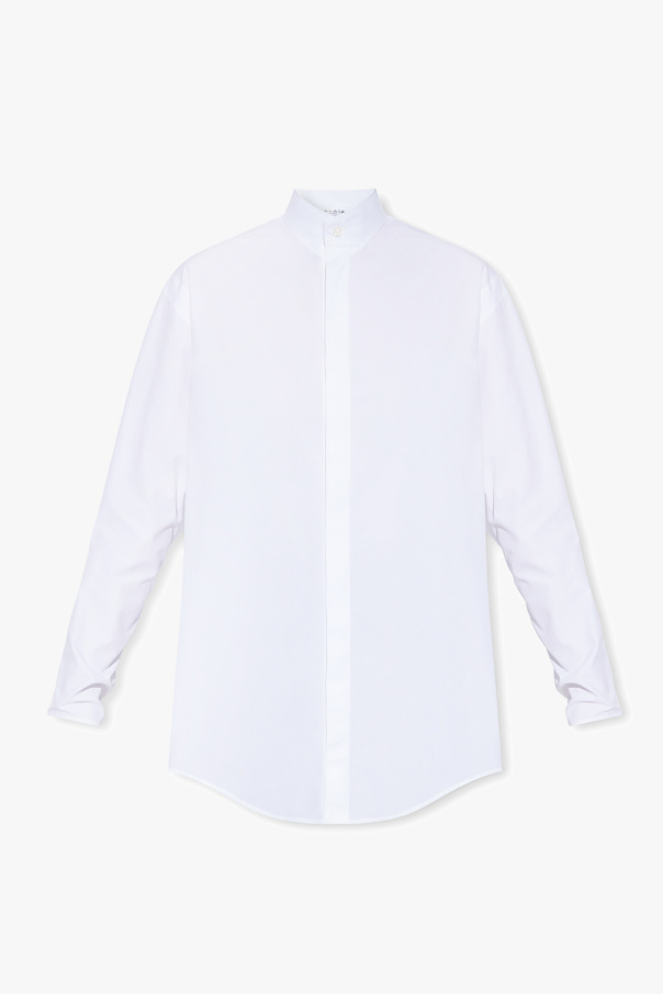 Alaïa Long shirt pois with concealed placket