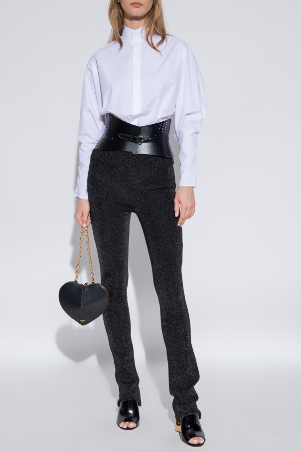 Alaïa Long shirt pois with concealed placket