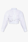 white satin shirt