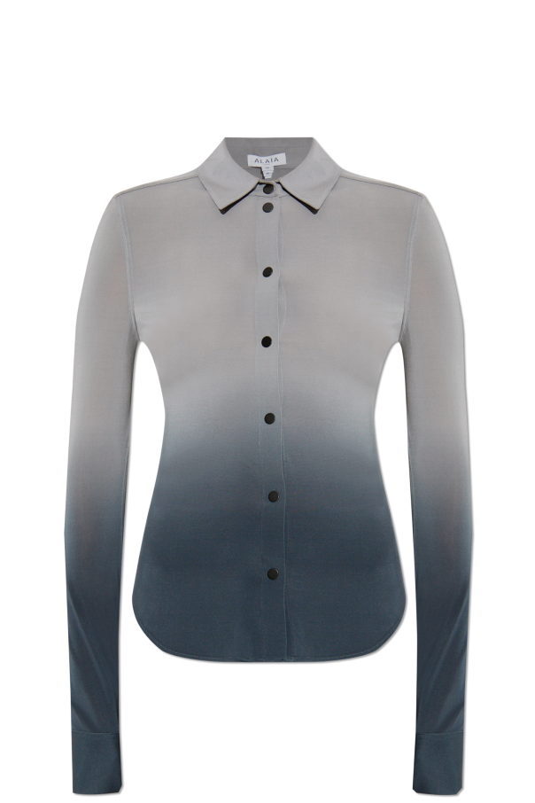 Shirt with ombre effect od Alaïa
