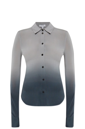 Shirt with ombre effect