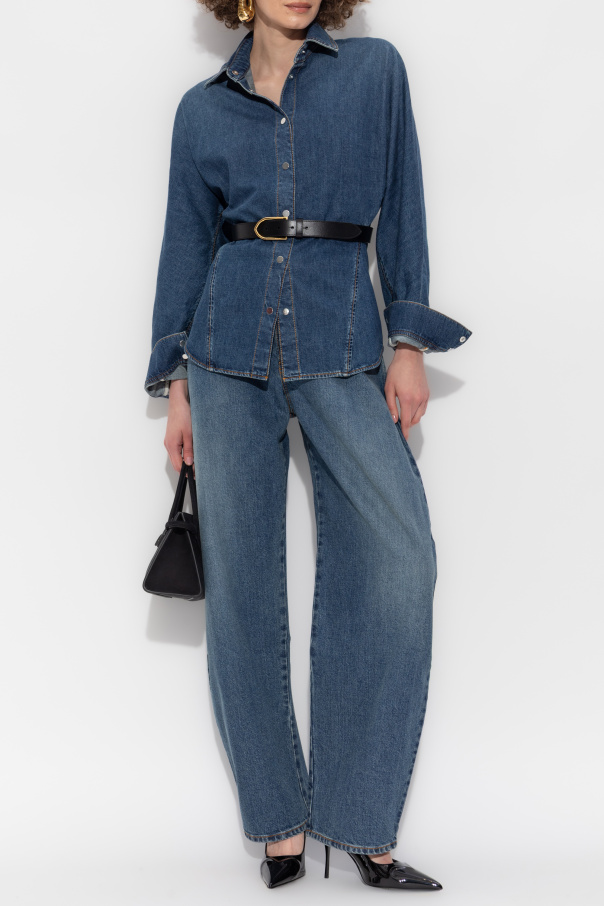 Alaïa Jeansowa koszula