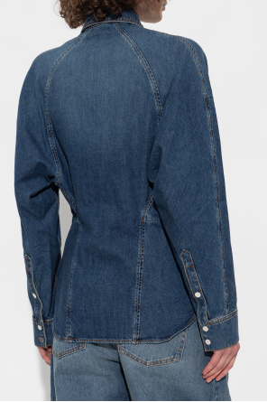 Alaïa Jeansowa koszula