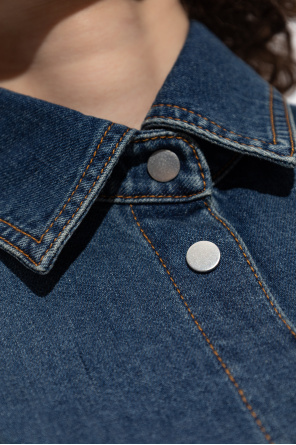 Alaïa Jeansowa koszula