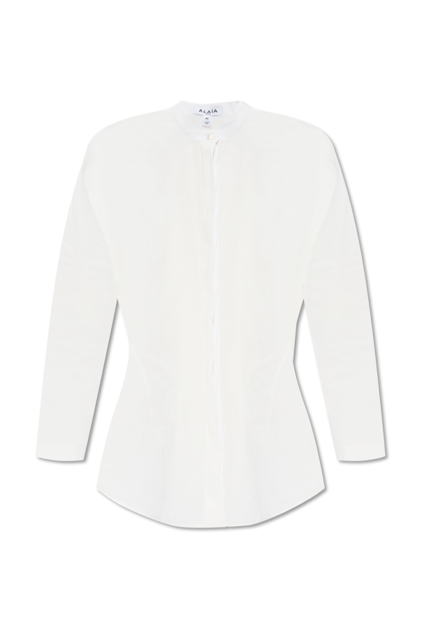 Shirt with stand-up collar, zdjęcie 1 Shirt with stand-up collar od Alaïa