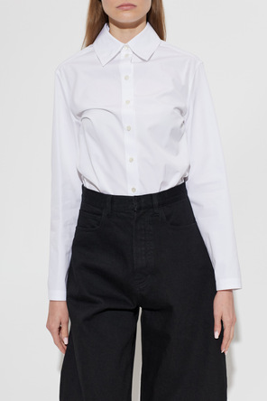 Alaïa Body de algodão de mangas compridas