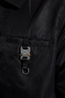 1017 ALYX 9SM Black Leather Long Biker Jacket