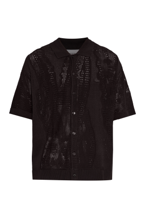 Shirt with logo patch od Lacoste
