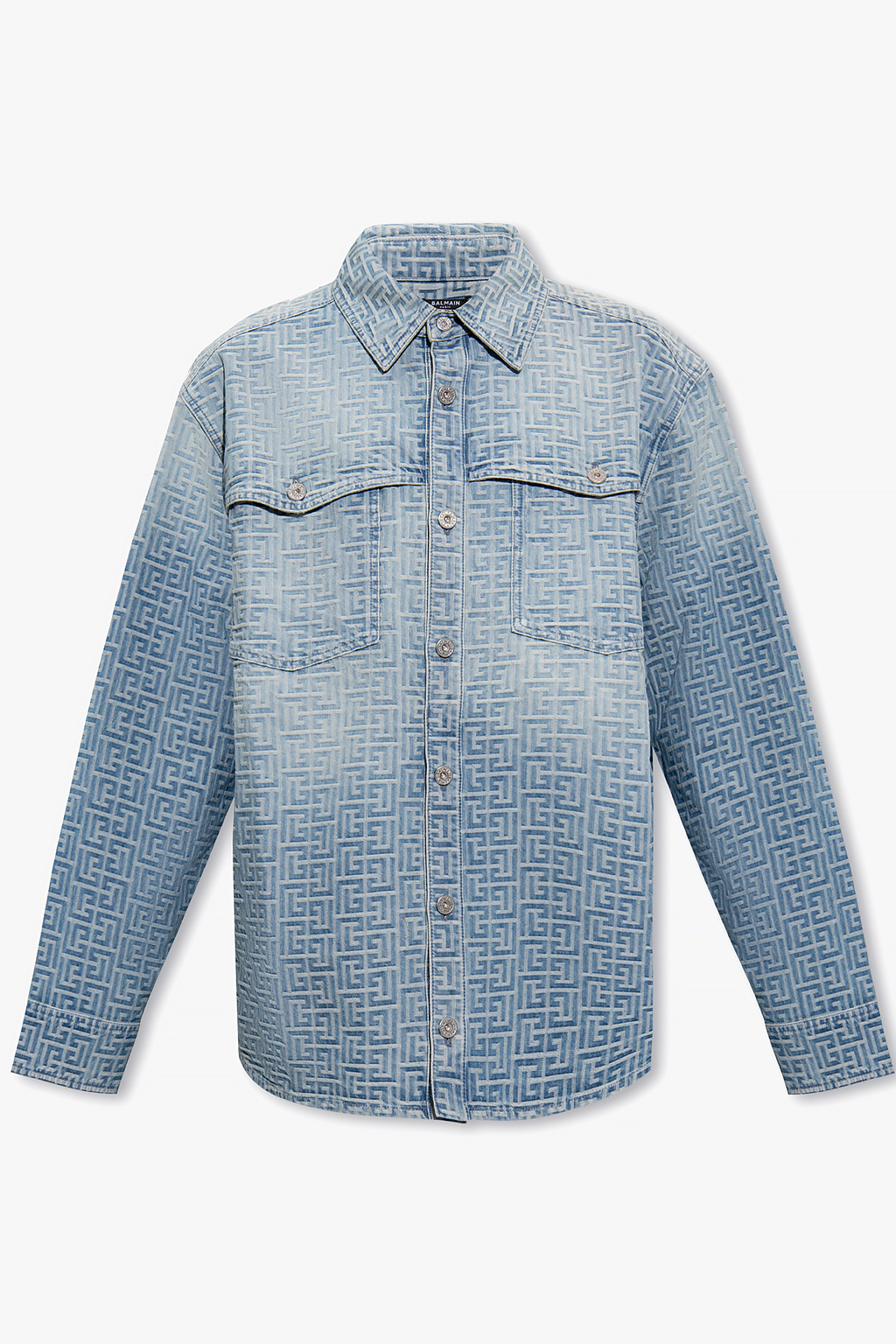 balmain Hat Denim shirt