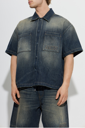 Amiri Denim short-sleeve shirt