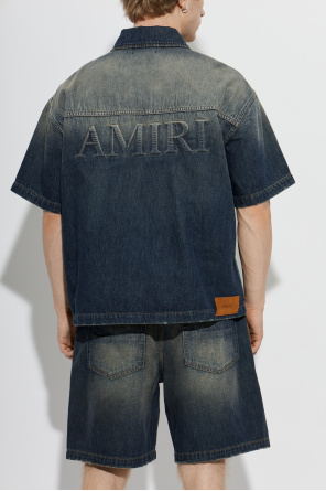 Amiri Denim short-sleeve shirt