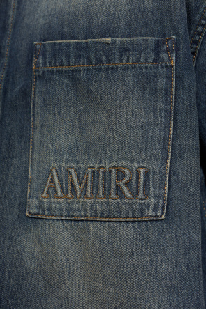 Amiri Denim short-sleeve shirt