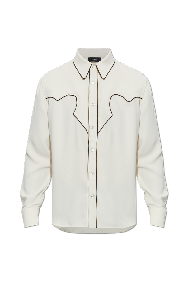 Shirt with decorative stitching od Amiri