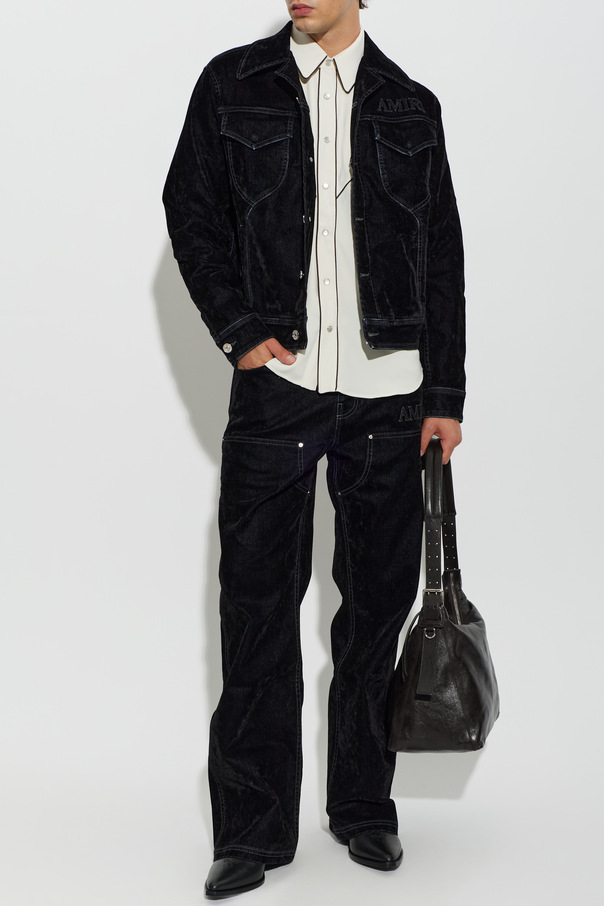Amiri Shirt with decorative stitching