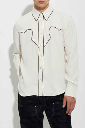 Amiri Shirt with decorative stitching