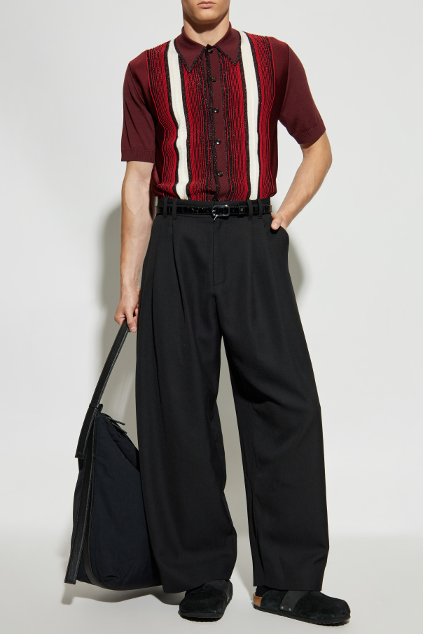 Amiri Shirt with woolen trim