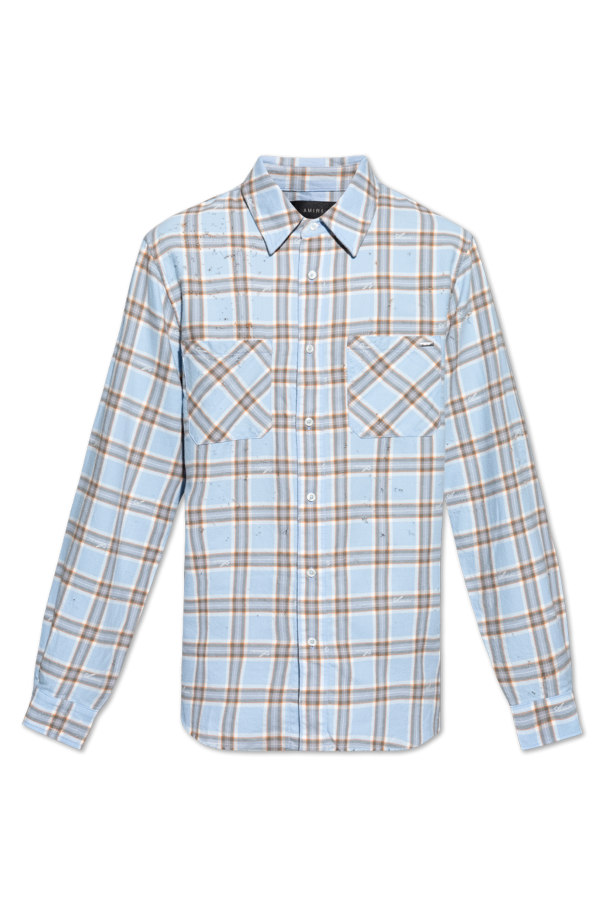 Amiri Checkered pattern shirt