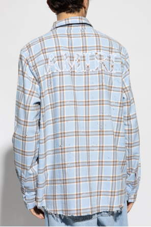 Amiri Checkered pattern shirt