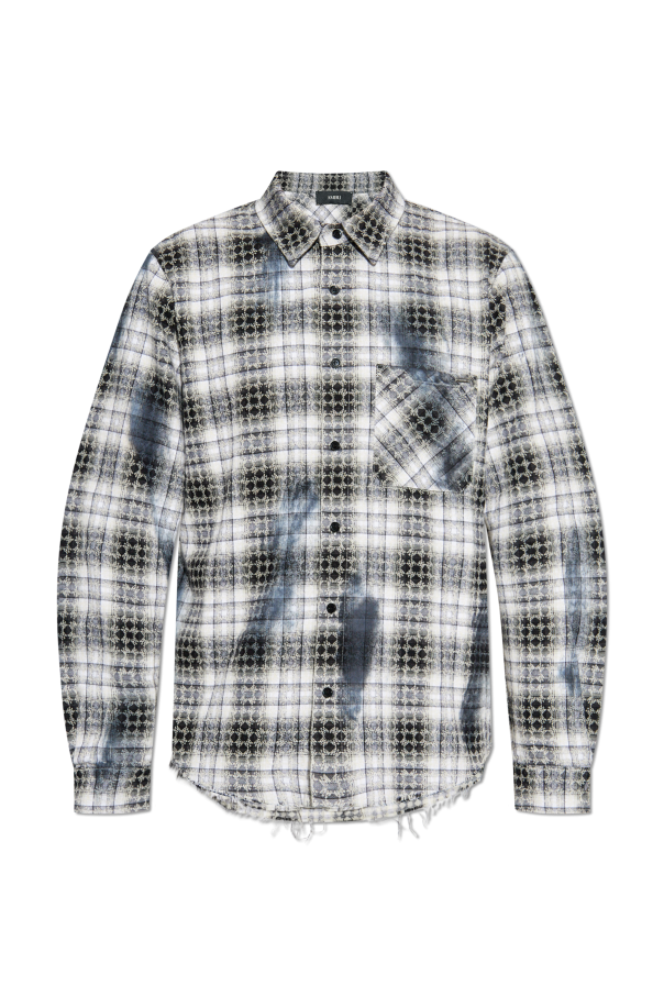 Amiri Plaid patterned shirt