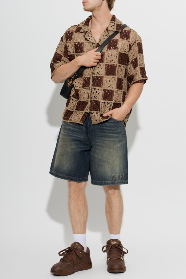Amiri Shirt with decorative weave