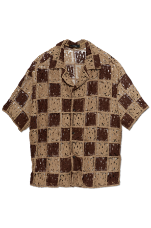 Shirt with decorative weave