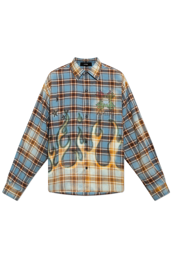 Shirt with logo od Amiri