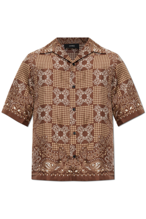 Silk short-sleeve shirt