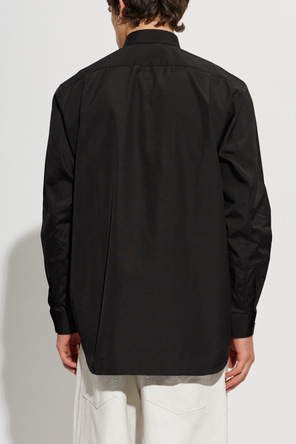 Comme des Garçons Play Camisa de algodón con parche con logo