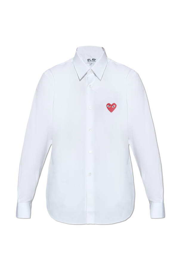 Comme des Garçons Play Shirt with logo patch