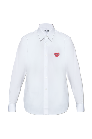 Shirt with logo patch od Comme des Garçons Play