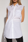 Ann Demeulemeester WHITE Sleeveless shirt