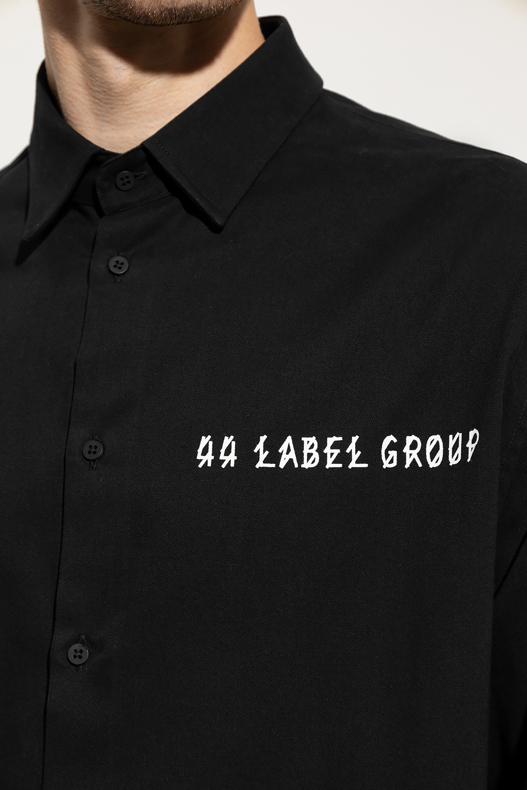 44 Label Group Cotton shirt with logo