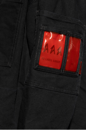 44 Label Group Jeansowa kurtka z logo