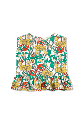 Top z motywem kwiatowym