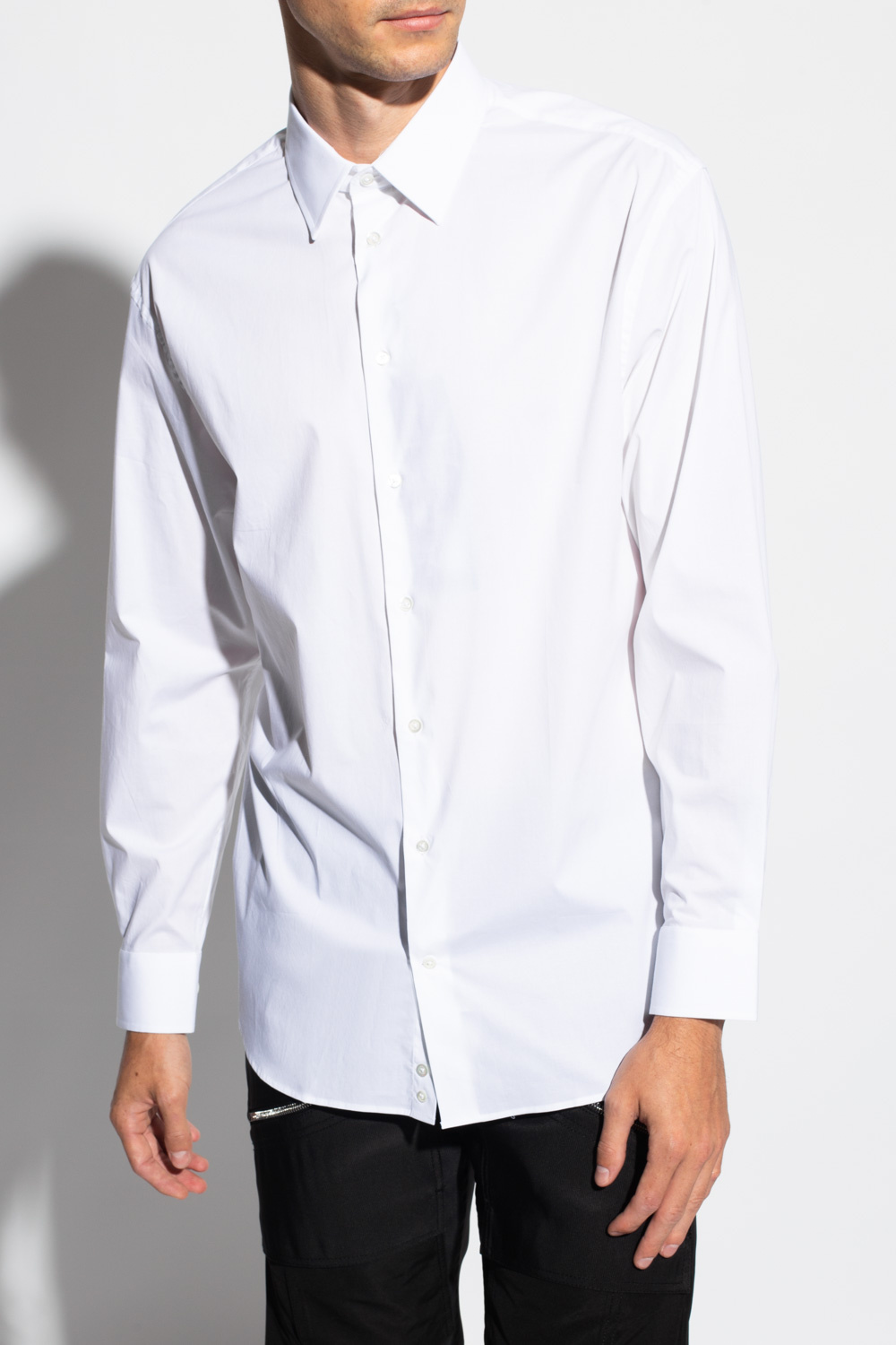 Emporio armani waist Cotton shirt