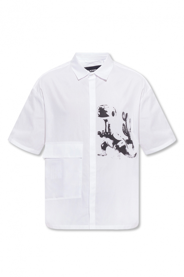 Neil Barrett Reebok Classics Rostfärgad t-shirt med centrerad logga Endast hos ASOS