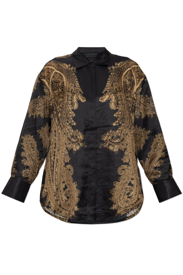 AllSaints Satin shirt ‘Bernie’