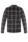 AllSaints BLACK ‘Berthold’ patterned shirt