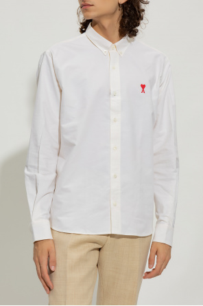 Ami Alexandre Mattiussi BOSS side-stripe logo-print hoodie