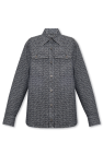 Balmain Monogrammed denim shirt