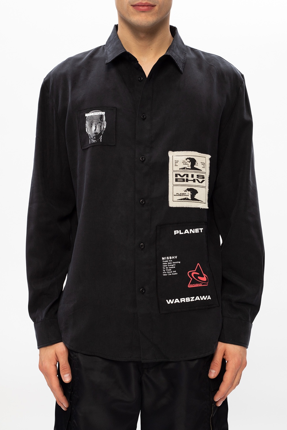 MISBHV 'Comme Des Garçons Noir Kei Ninomiya ruffled cropped biker jacket