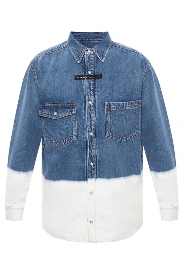 Givenchy Denim shirt with logo | Men's 