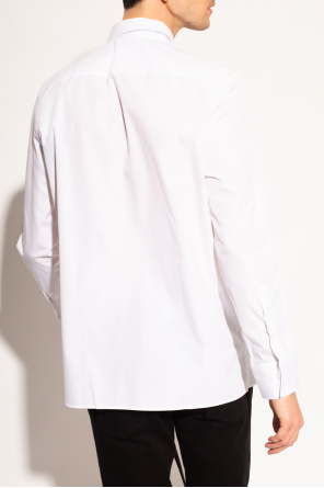 givenchy streifen Zip-up shirt