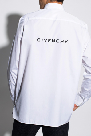 Givenchy Givenchy printed ruffle-trim dress Blue