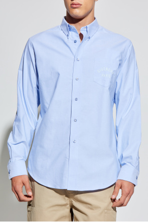 Givenchy Camisa de algodón con bolsillo