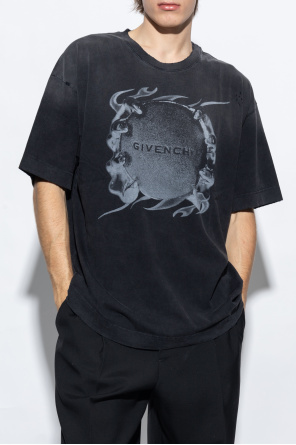 Givenchy T-shirt z efektem ‘vintage’