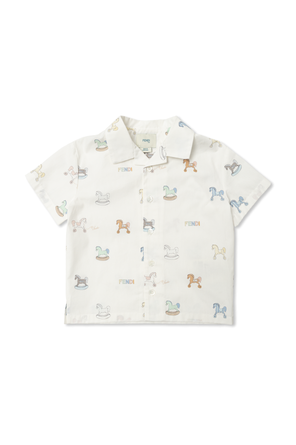 Fendi Kids Shirt with print