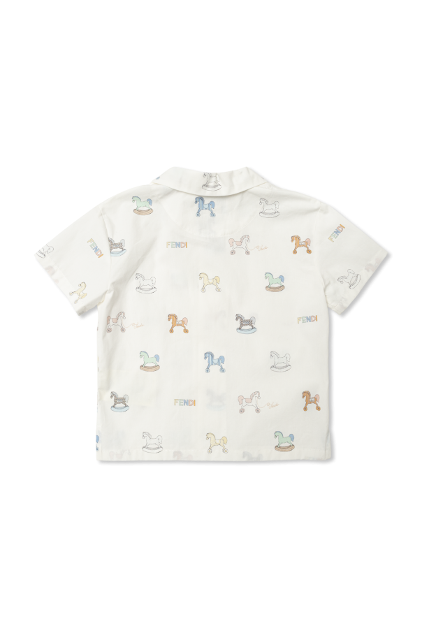 Fendi Kids Shirt with print